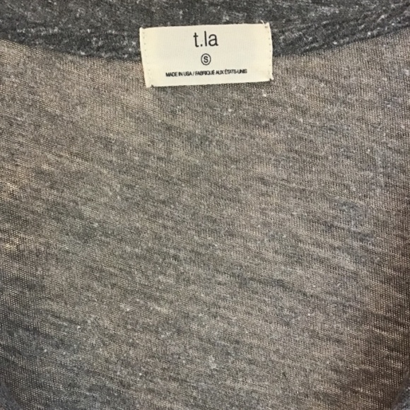 Anthropologie The Lars Classic V-Neck Tee by T.La - Picture 3 of 3